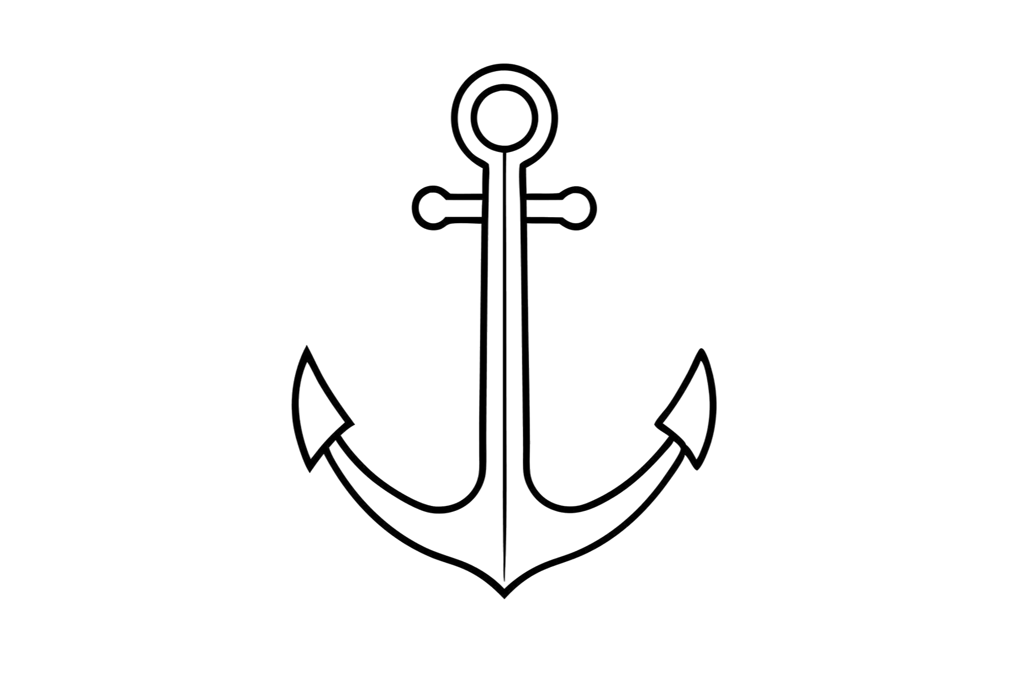 anchor line art vector illustration anchor line art vector illustration